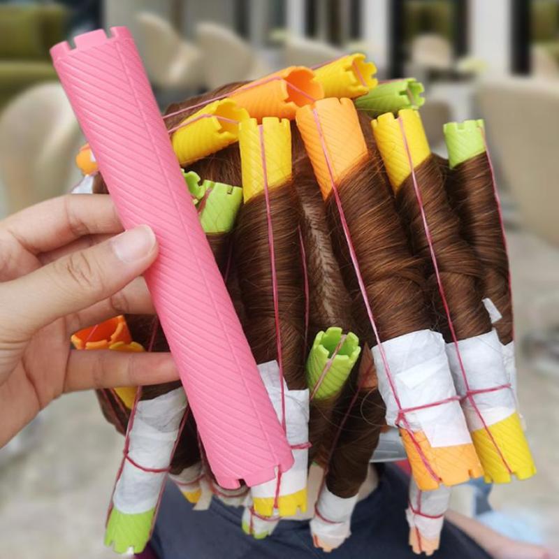 Hair Roller Set Flexi - 6Pcs Set Alat Pengeriting Rambut Tanpa
