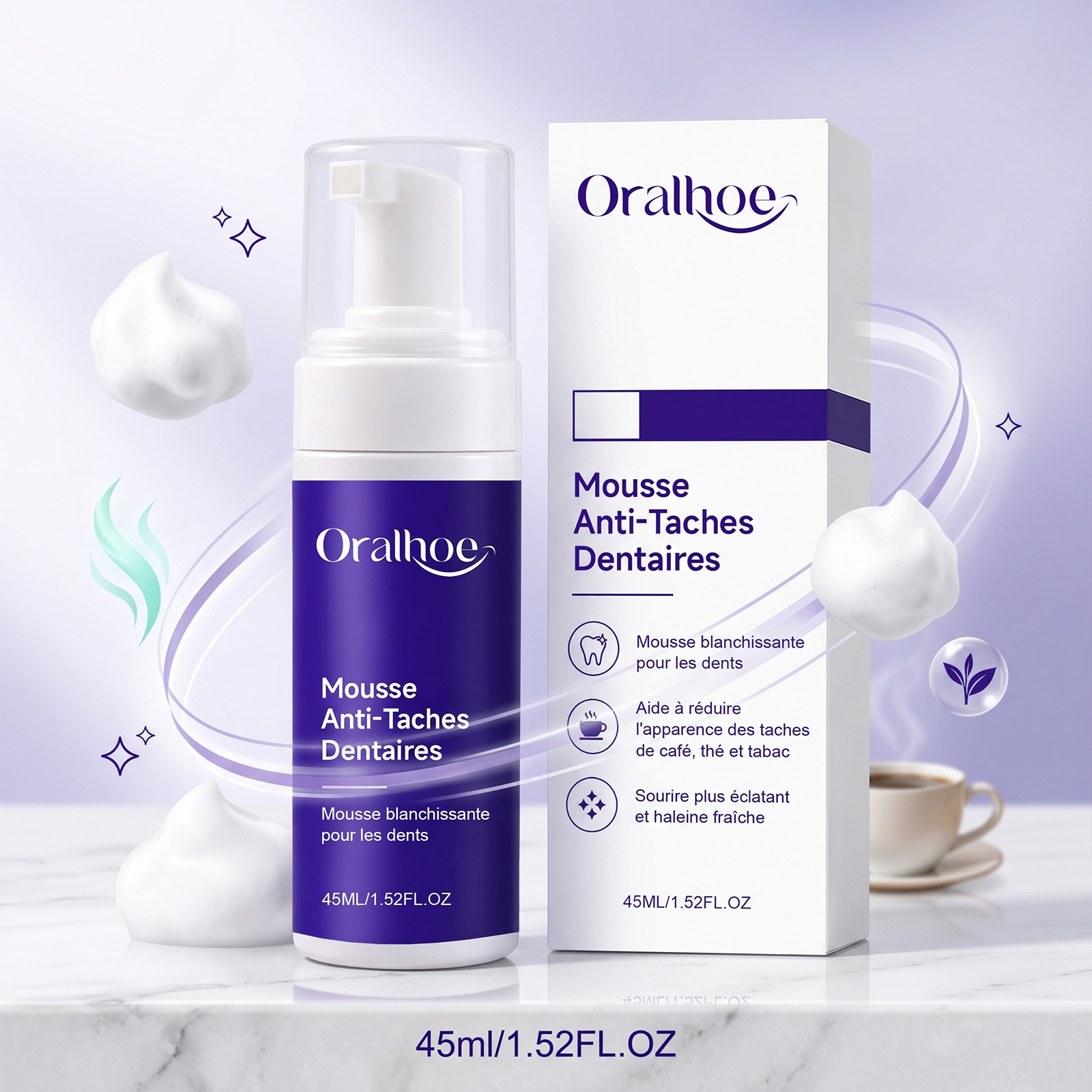 Purple Toning Shampoo - Pasta Gigi Ungu Busa Mousse Pemutih