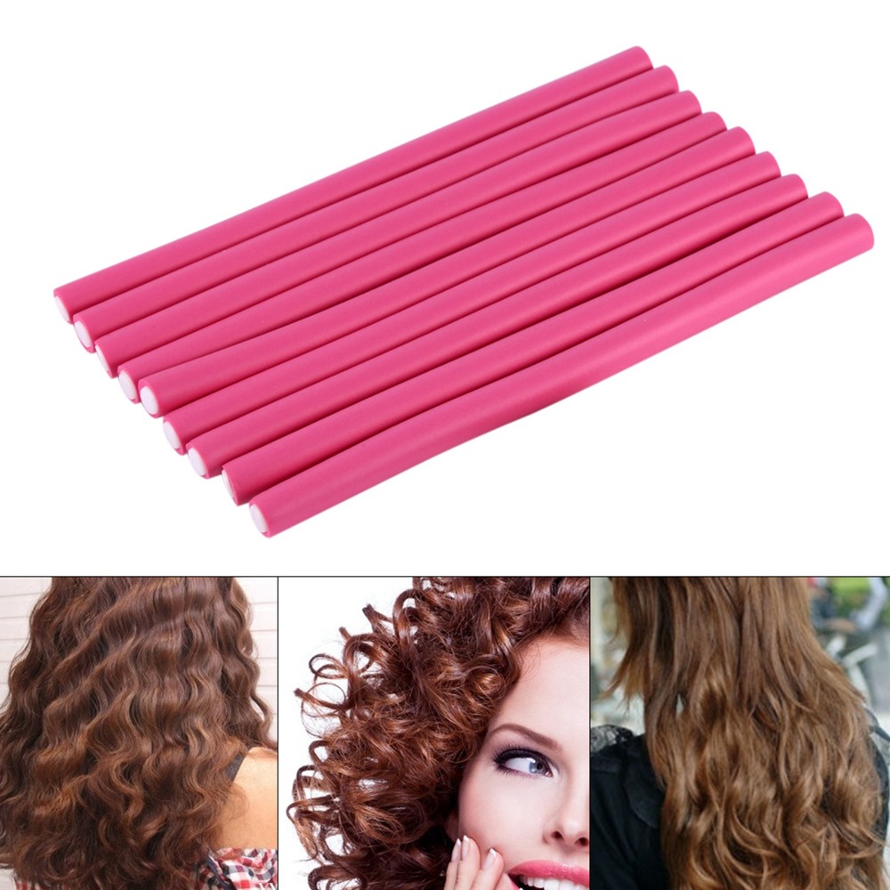 10 Buah/Set Rol Rambut Busa Le - Hair Roller Set Flexi ulasan dan harga