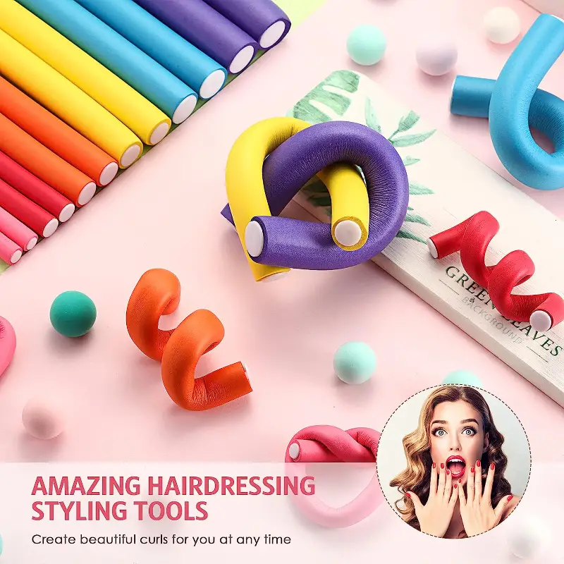 Tongkat pengeriting rambut fle - Hair Roller Set Flexi ulasan dan harga