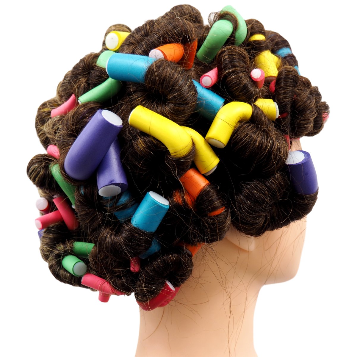 10 Buah Batang Pengeriting Fle - Hair Roller Set Flexi ulasan dan harga