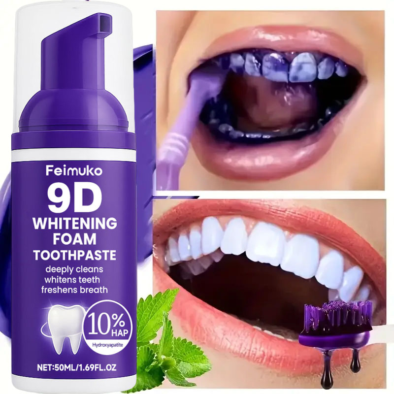 Pasta Gigi Pemutih Gigi Ungu 9 - Purple Toning Shampoo ulasan dan harga