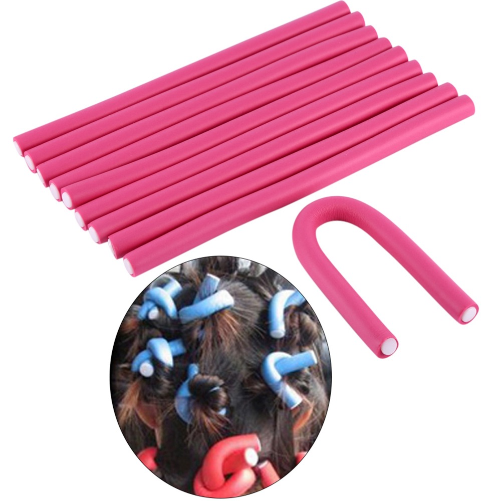10 Buah/Set Rol Rambut Busa Le - Hair Roller Set Flexi ulasan dan harga