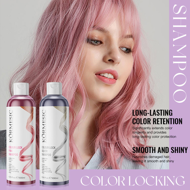 Shampo Pengunci Warna Pink Sil - Purple Toning Shampoo ulasan dan harga