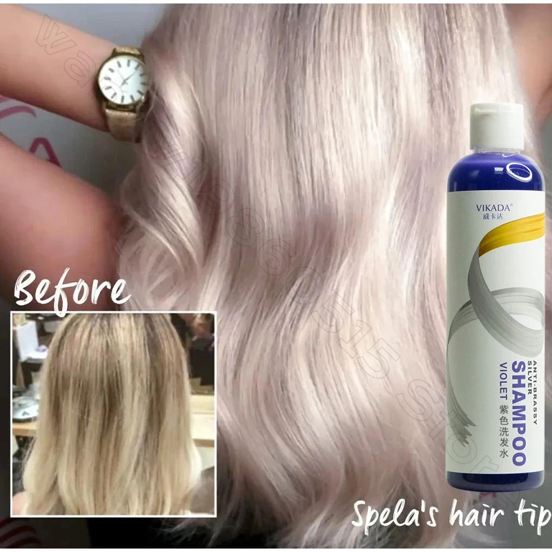 Sampo Ungu Pemutih Platinum Pi - Purple Toning Shampoo ulasan dan harga