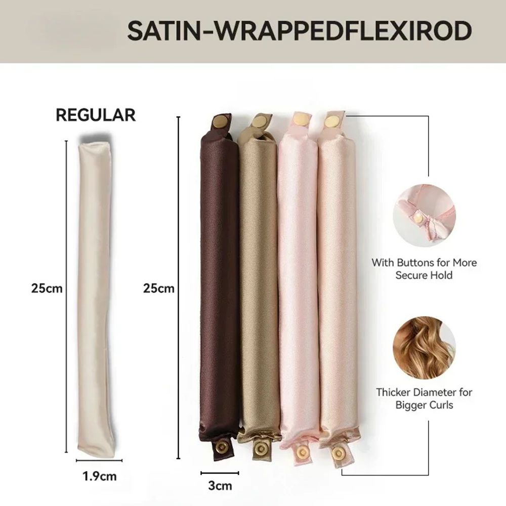 5pcs Set Tongkat Keriting Tanp - Hair Roller Set Flexi ulasan dan harga