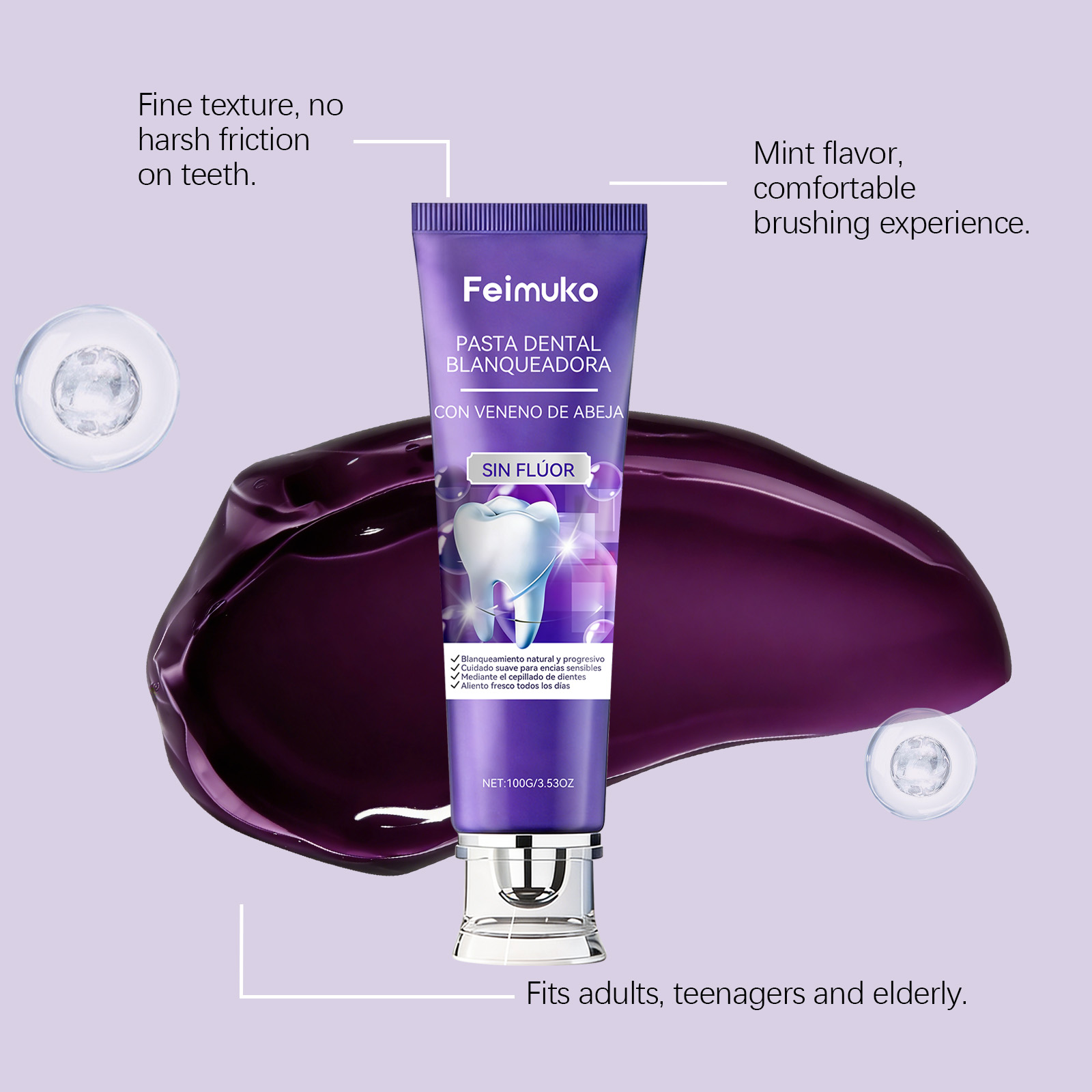Pasta Gigi Ungu Racun Lebah Hi - Purple Toning Shampoo ulasan dan harga