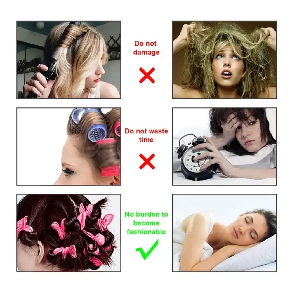42Pcs Alat Pengeriting Rambut  - Hair Roller Set Flexi ulasan dan harga