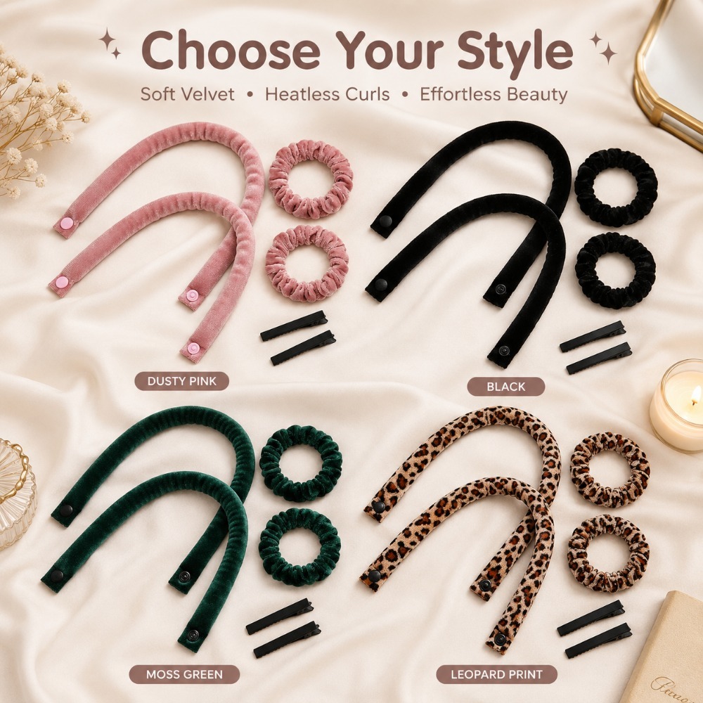 6Pcs Set Alat Pengeriting Ramb - Hair Roller Set Flexi ulasan dan harga
