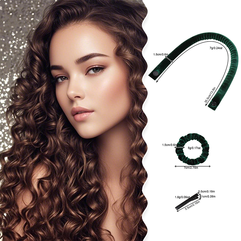 6 Buah/Set Panjang 35Cm Kain L - Hair Roller Set Flexi ulasan dan harga