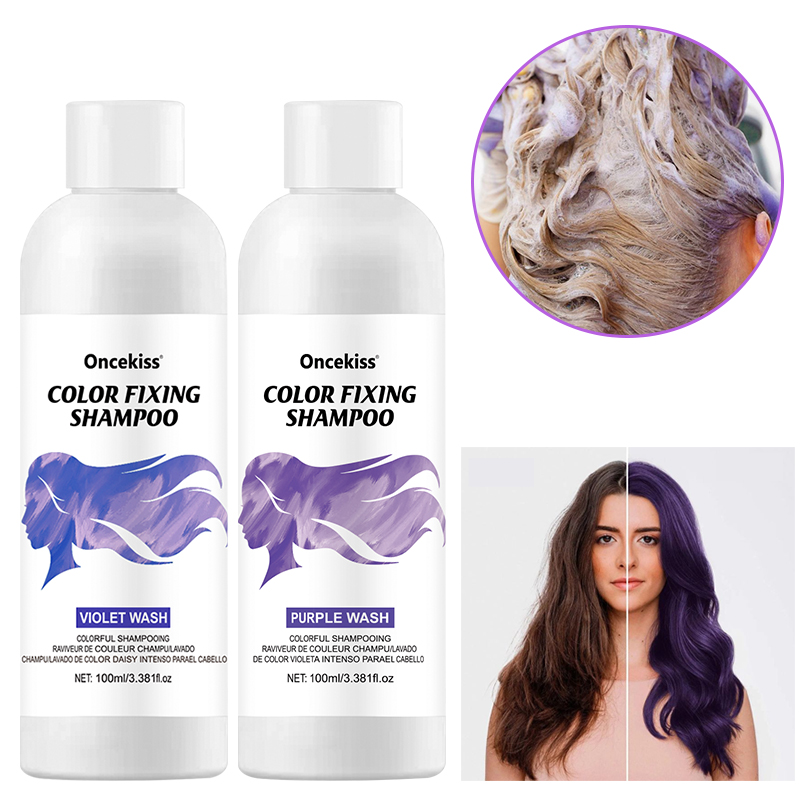100Ml Sampo Pewarna Rambut Sem - Purple Toning Shampoo ulasan dan harga