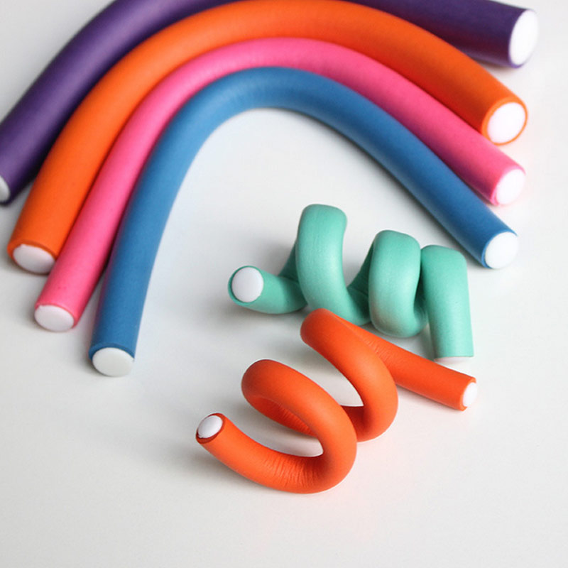 10 Pcs/set Lembut Rambut Penge - Hair Roller Set Flexi ulasan dan harga