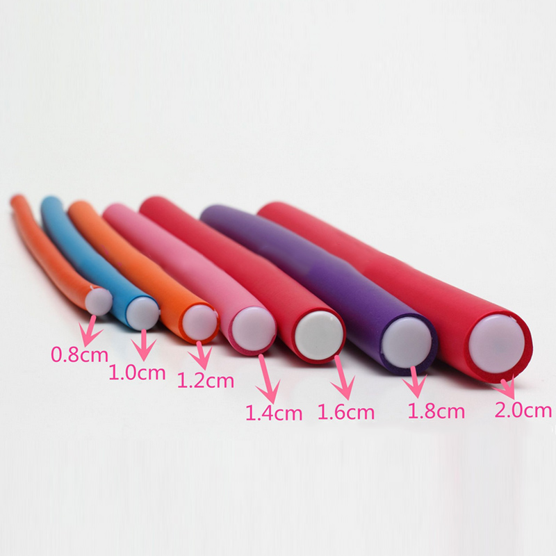 10 Pcs/set Lembut Rambut Penge - Hair Roller Set Flexi ulasan dan harga